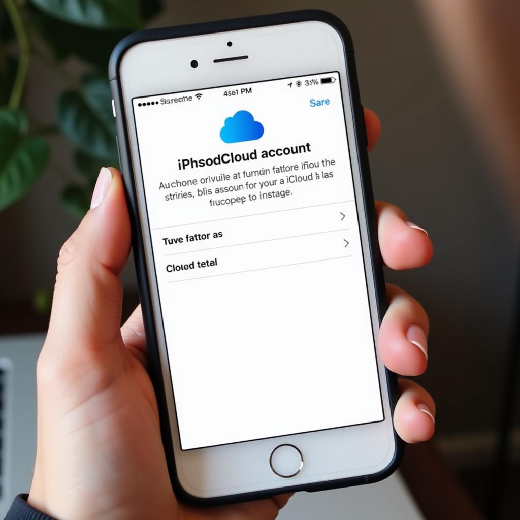 Hướng dẫn xác minh tài khoản iCloud trên điện thoại