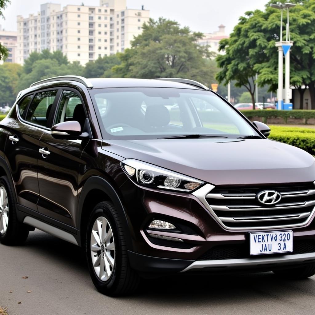 Hyundai Tucson giá rẻ - Xe giao hàng cho người Việt Nam