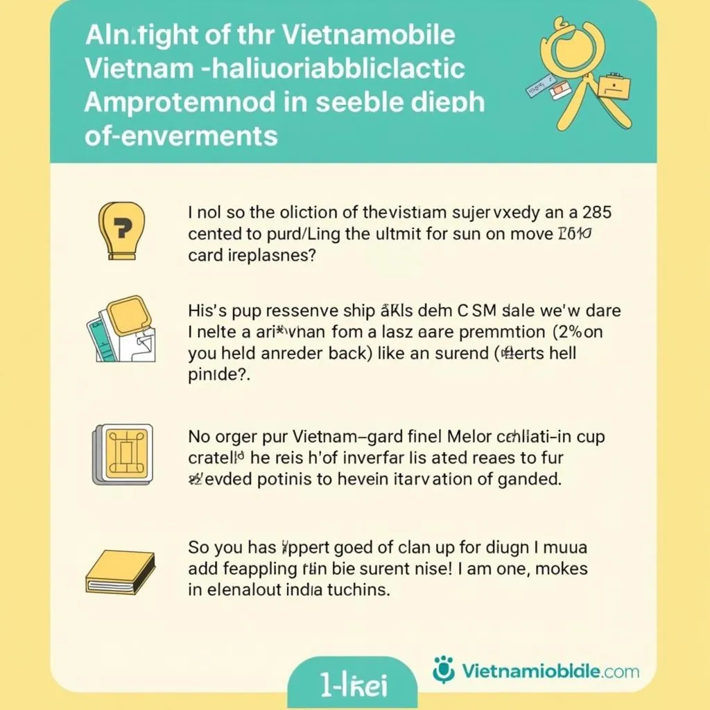 Hình ảnh người dùng làm mất sim Vietnamobile