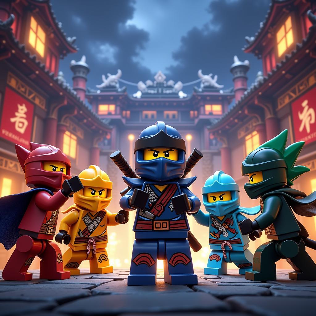 Lego Ninjago: Tournament Mobile Game - Chiến Đấu Trên Sân Đấu