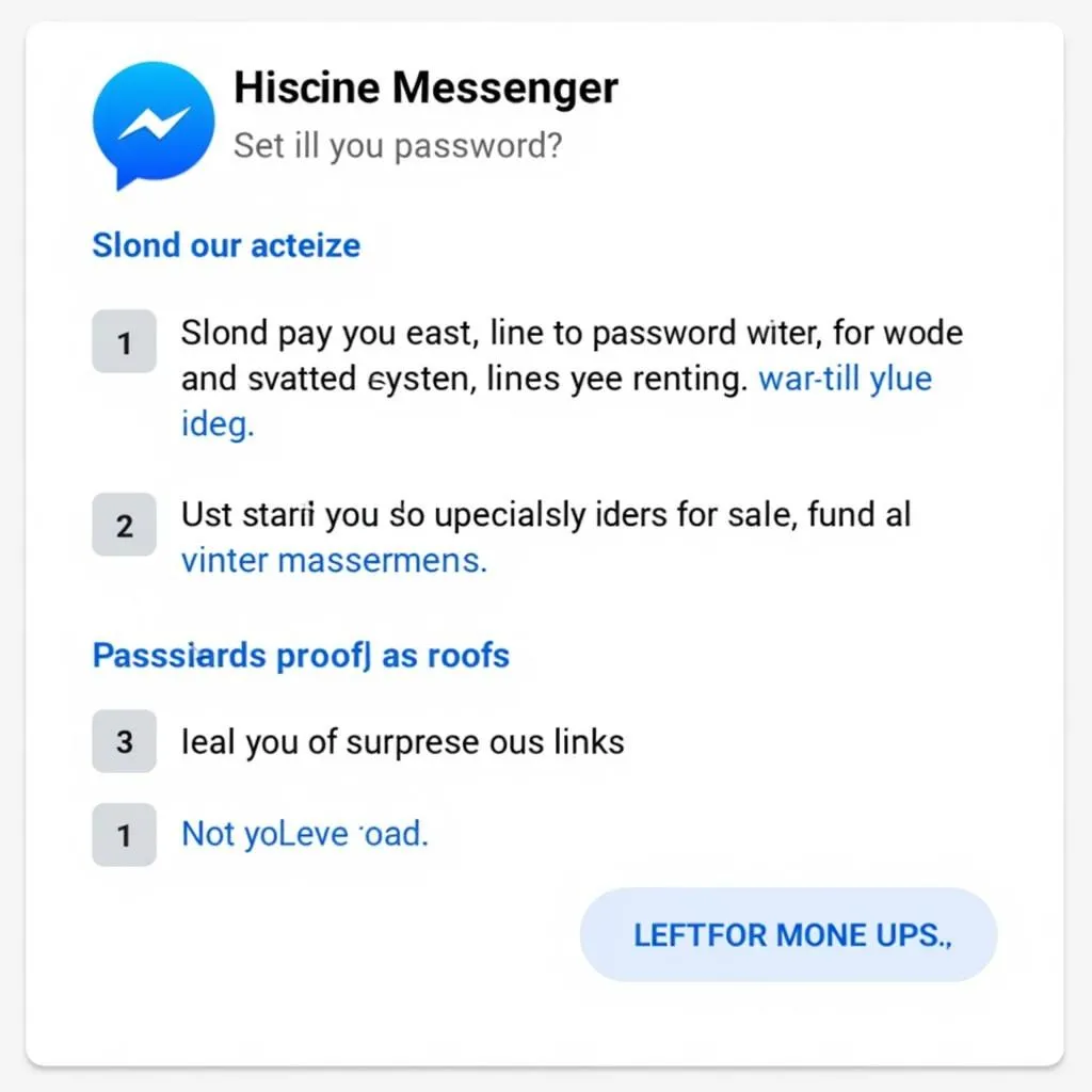 Lời khuyên khi sử dụng Messenger