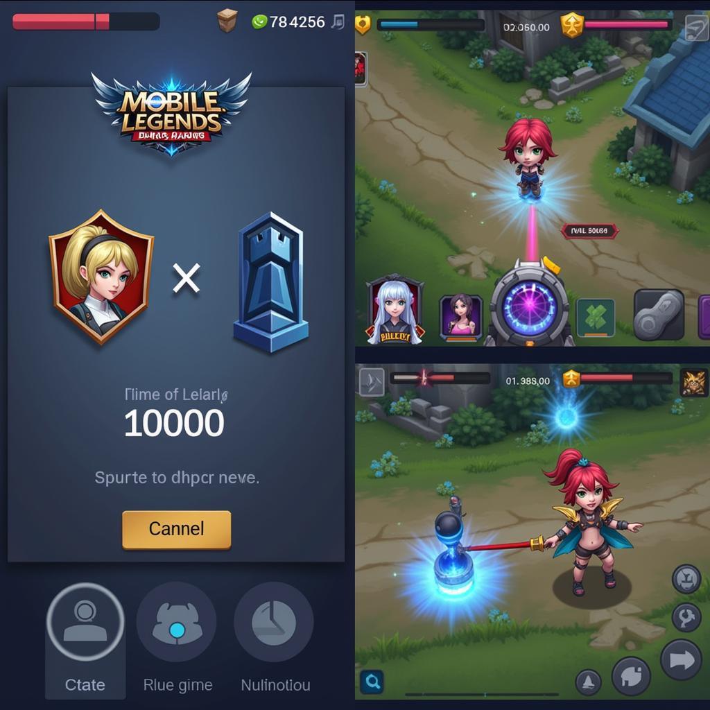 Giao diện game Mobile Legends: Bang Bang