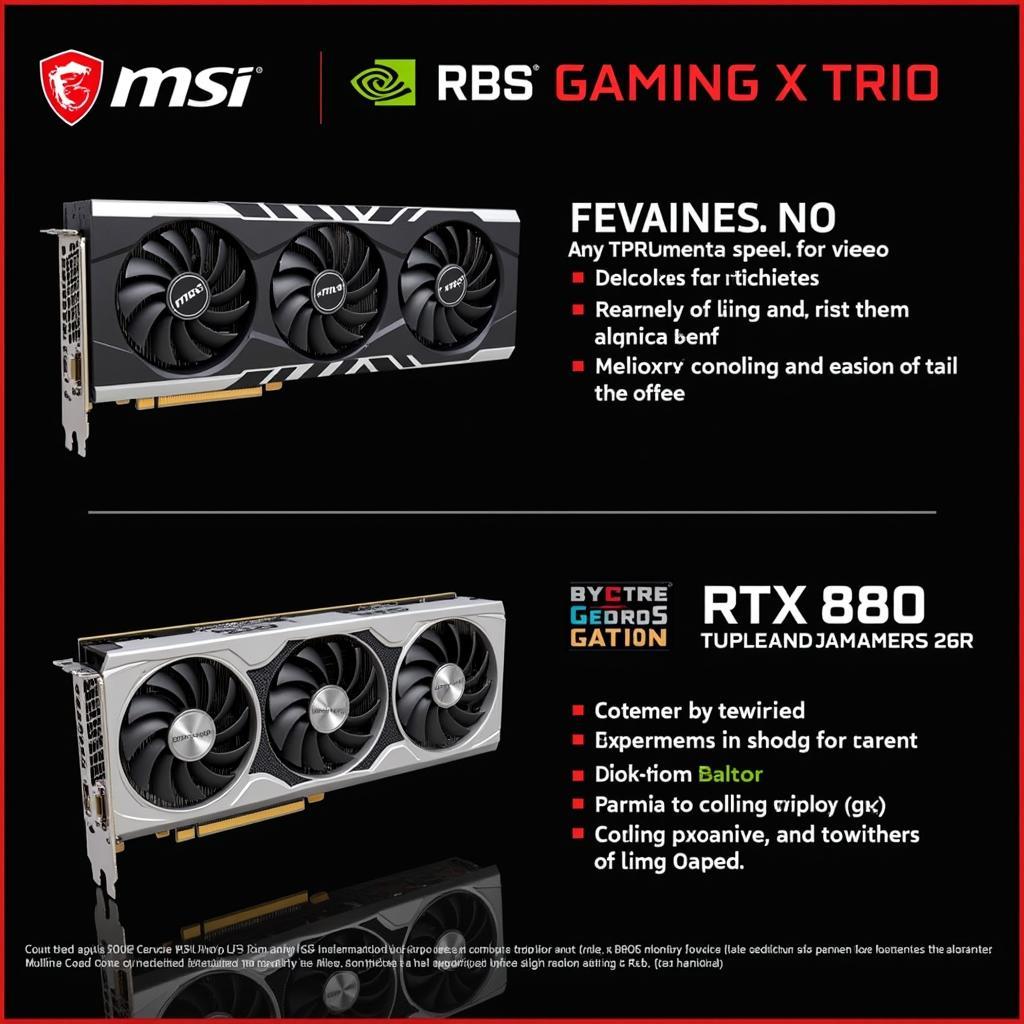 MSI RTX 2080 Gaming X Trio 8G - Cấu hình mạnh mẽ