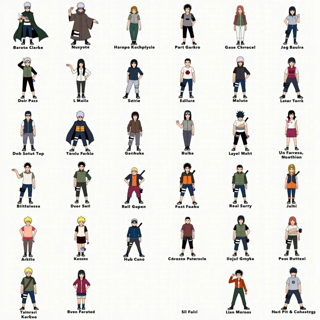 Naruto Senki: Characters, Naruto Senki Characters List, Naruto Characters in Game