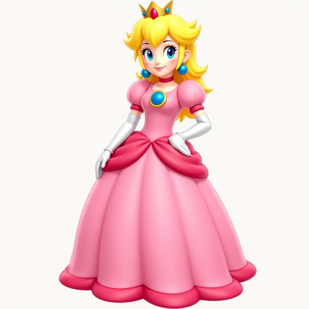 Nhân vật Princess Peach trong game Mario