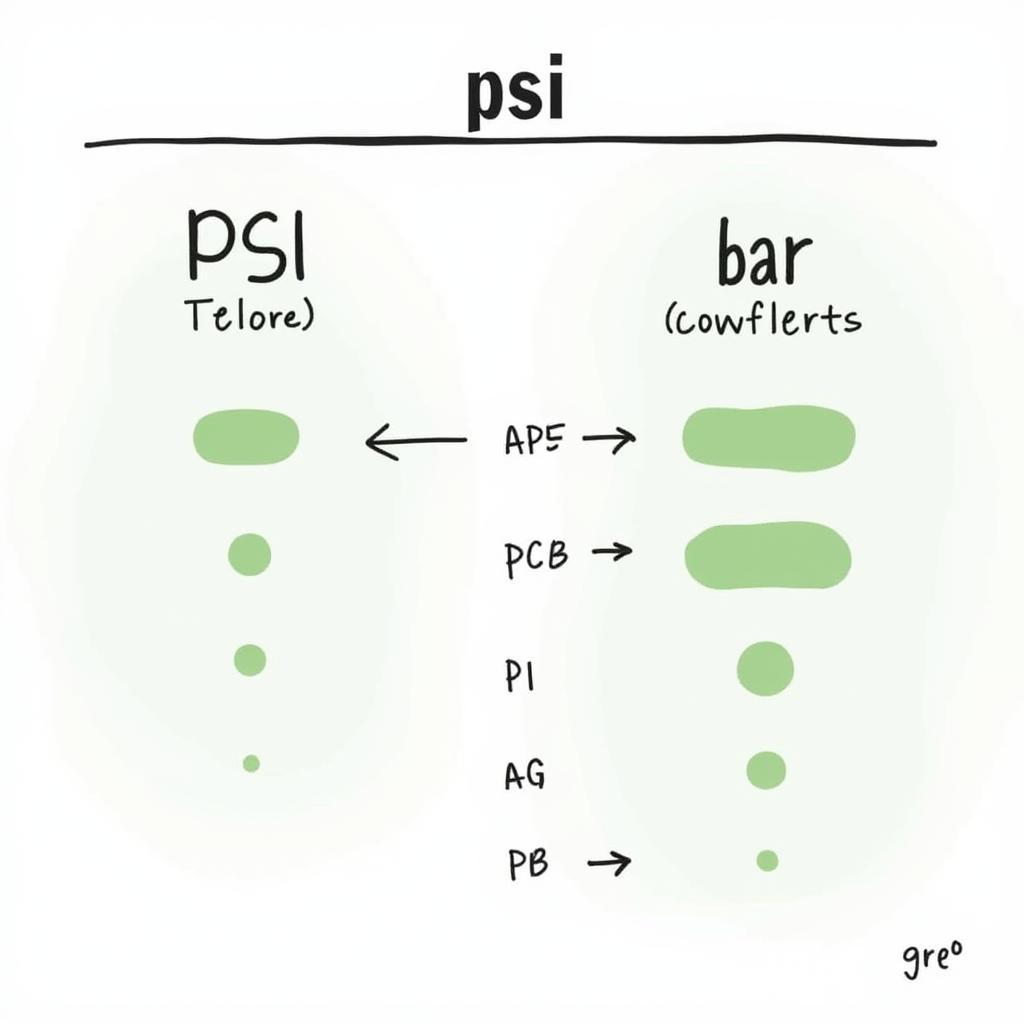 Chuyển đổi đơn vị psi sang bar