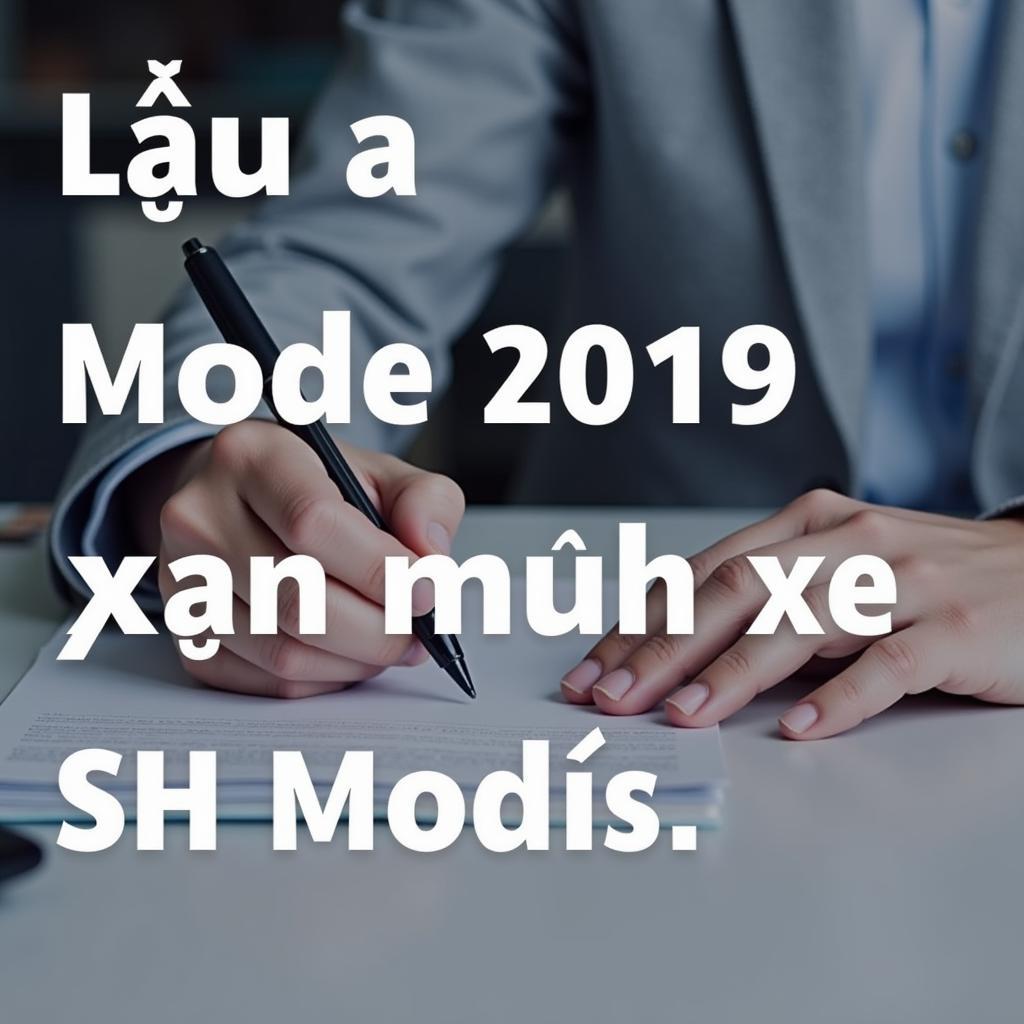 Lưu Ý Khi Mua Xe SH Mode 2019