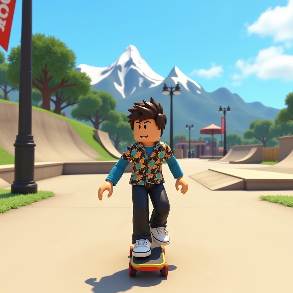 Chơi Skate Park trên Roblox