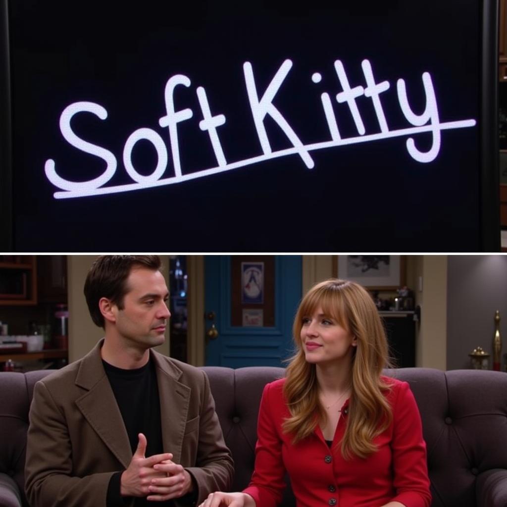 Hình ảnh minh họa lời bài hát "Soft Kitty" trong "The Big Bang Theory"