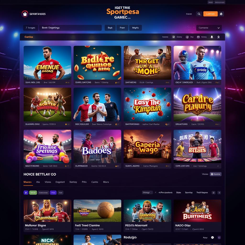 Khám phá thế giới giải trí trực tuyến với Sportpesa Games