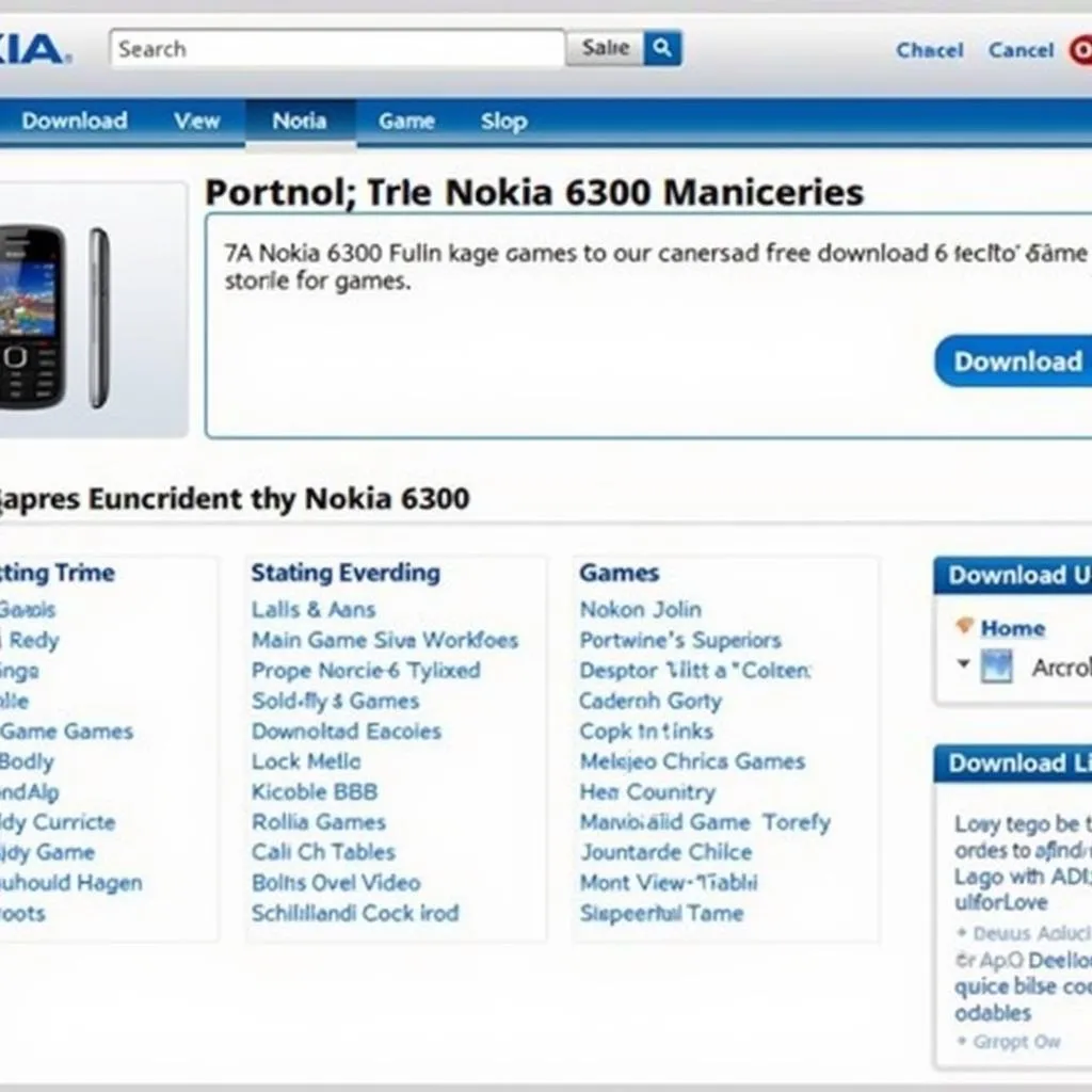 Tải Game Miễn Phí Cho Nokia 6300