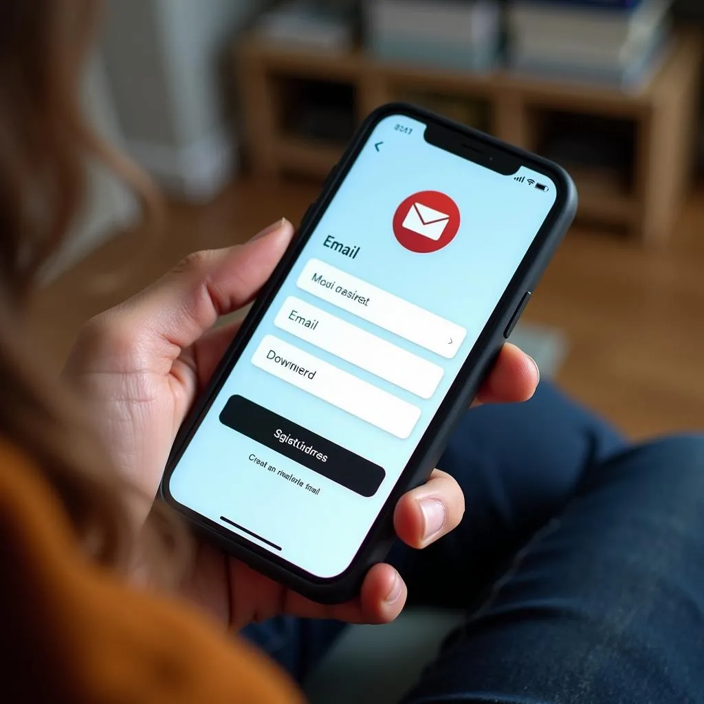 Tạo email trên điện thoại đơn giản