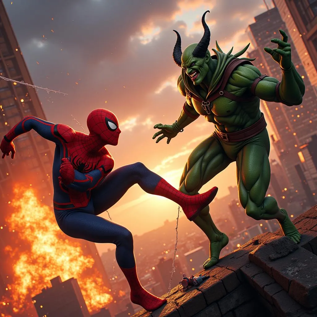 The Amazing Spider-Man đối mặt với Green Goblin