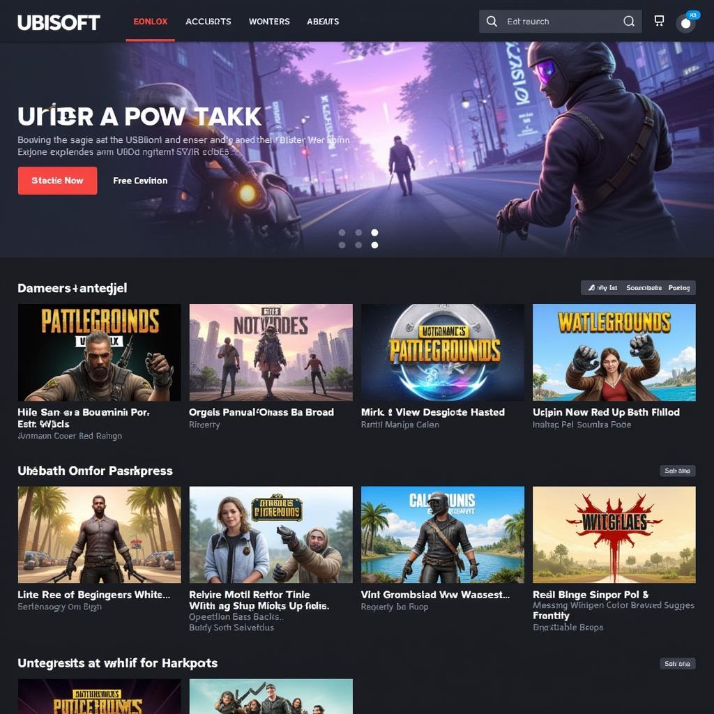 Game miễn phí trên website của Ubisoft