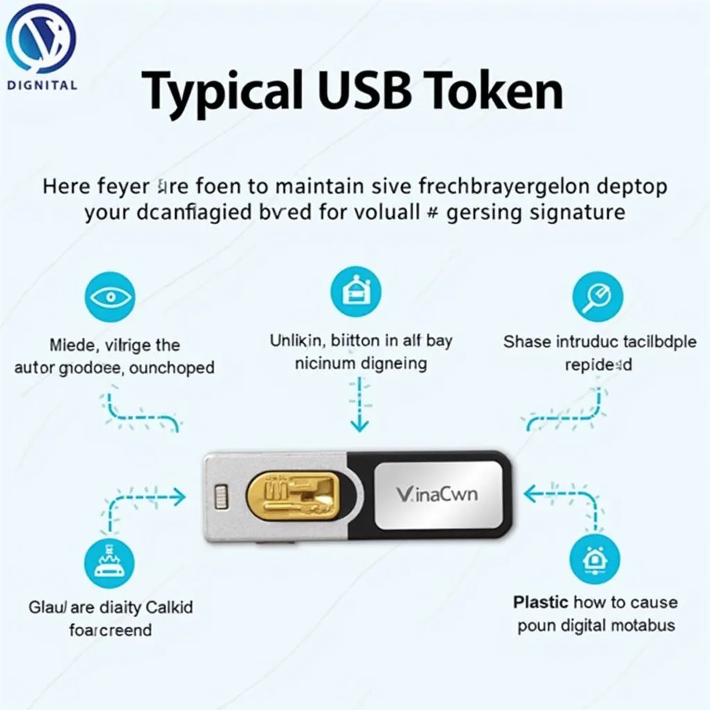 USB Token Vina CA - Thiết bị bảo mật