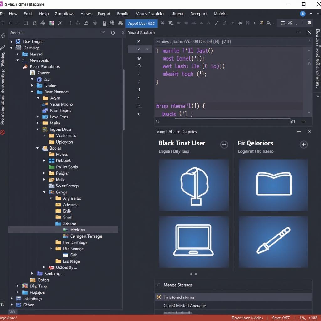 Giao diện Visual Studio 2017