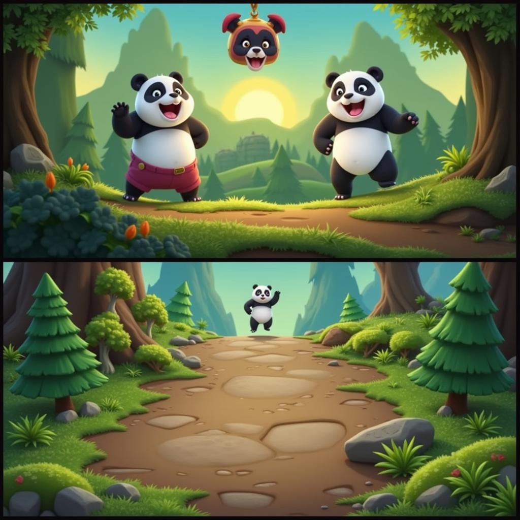 Trải nghiệm game 3 Pandas