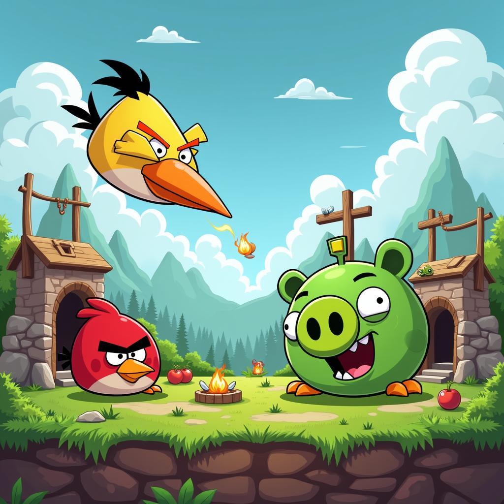 Angry Birds iOS - Game bắn chim giải trí trên iOS