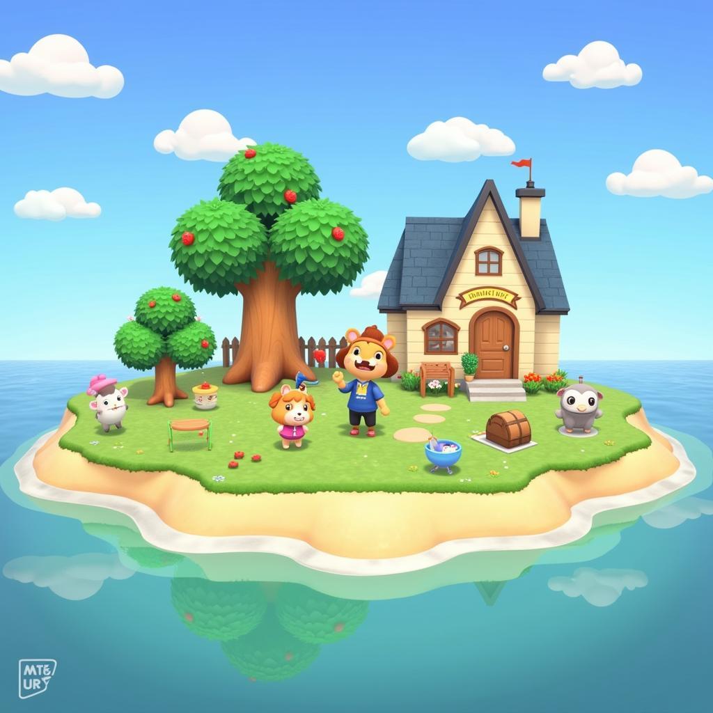 Animal Crossing: New Horizons - một tựa game mô phỏng cuộc sống trên đảo, tạo nên một thế giới bình yên và vui vẻ trên Nintendo Switch