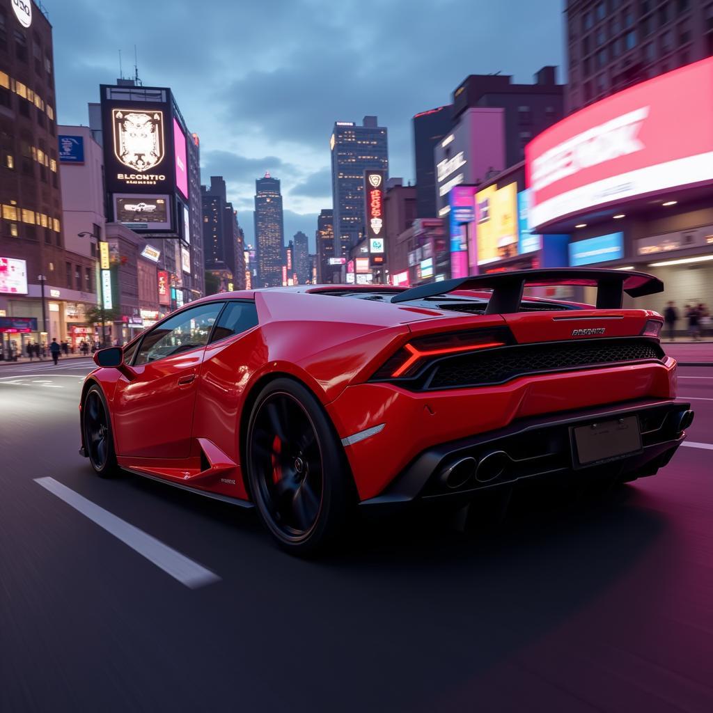 Game đua xe Asphalt 9: Legends với hình ảnh siêu xe Lamborghini