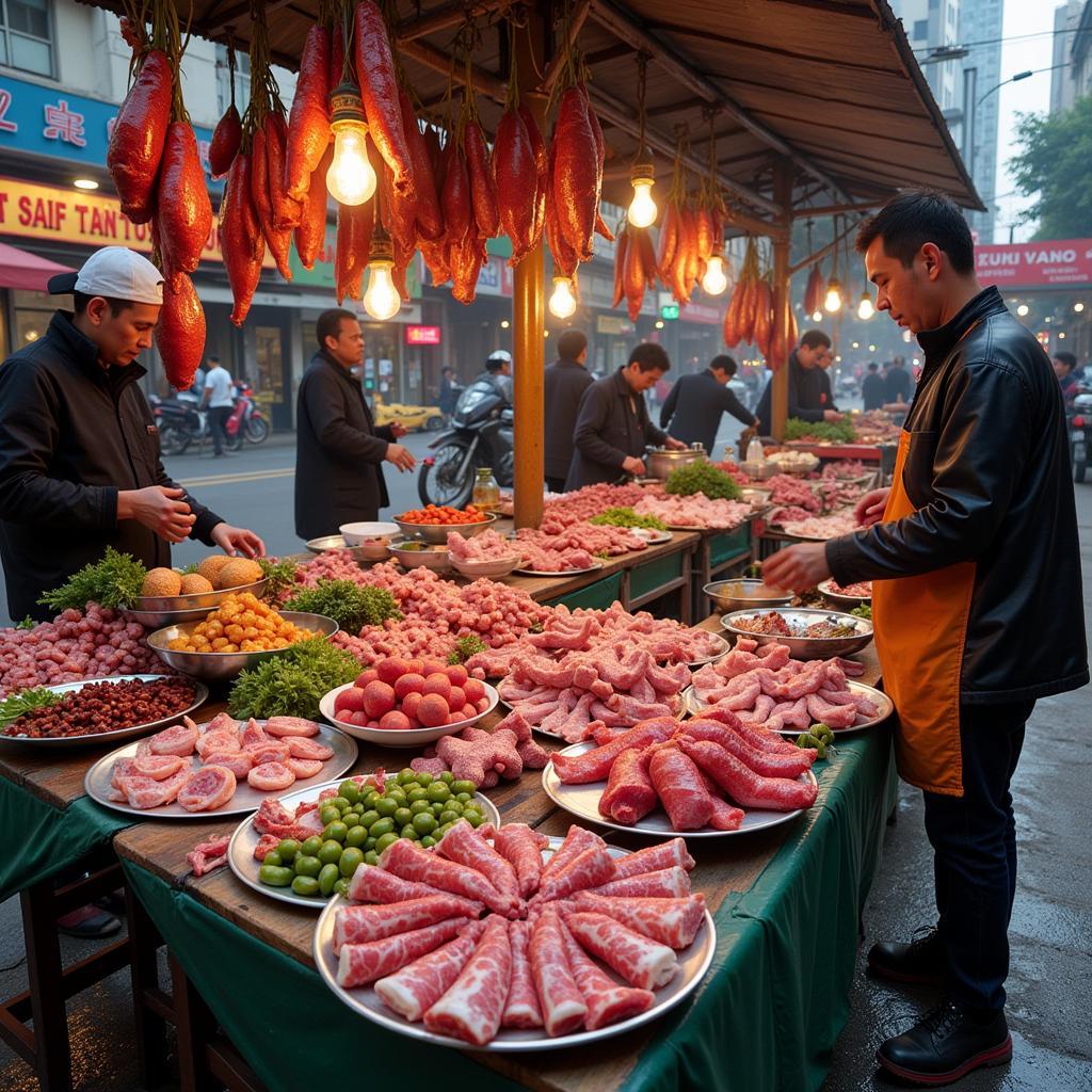 Bán kho thịt Hà Nội