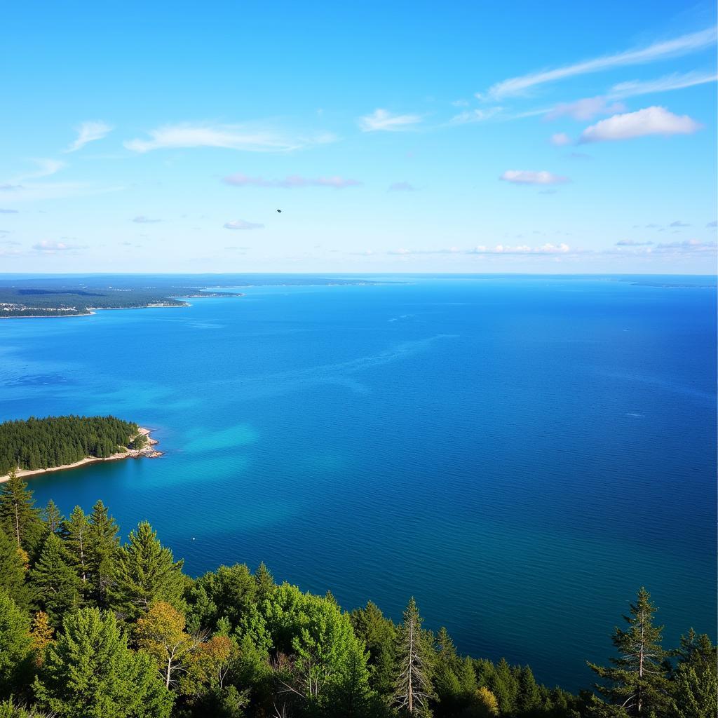 Cảnh quan Hồ Lớn tại bang Michigan