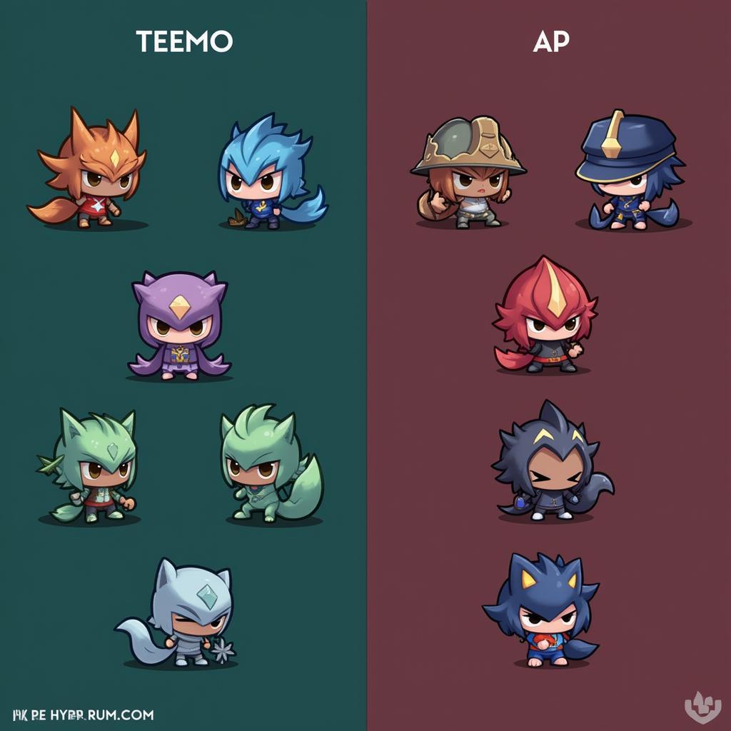 Bảng ngọc Teemo AD và AP