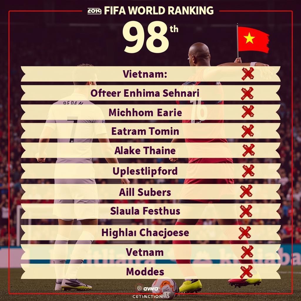 Bảng xếp hạng FIFA tháng 1/2019 -  Đội tuyển Việt Nam vươn lên vị trí thứ 98 thế giới