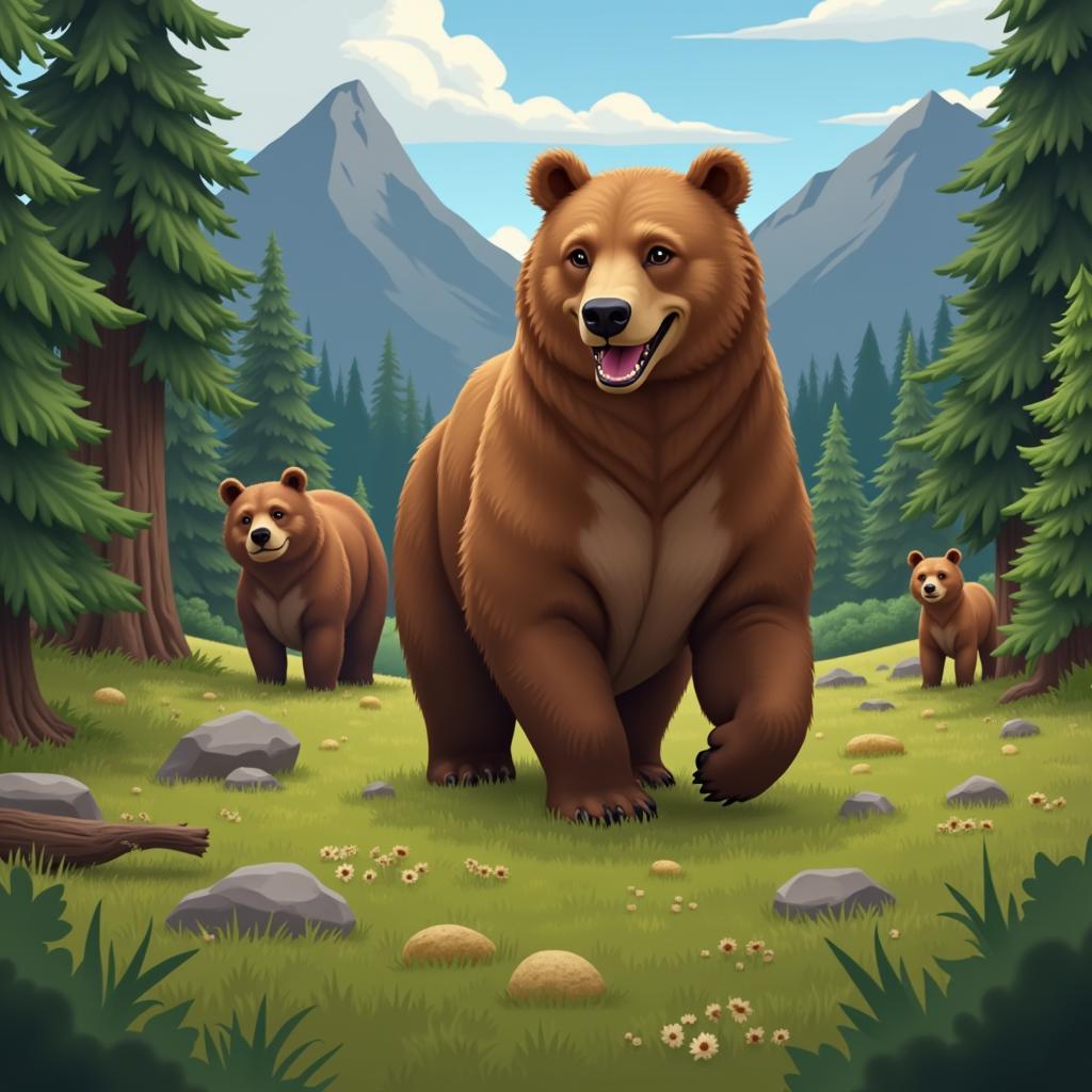 Game Bear Simulator là một tựa game mô phỏng cuộc sống của một con gấu, mang tính chất hài hước và vui nhộn nhưng vẫn giữ được yếu tố kinh dị