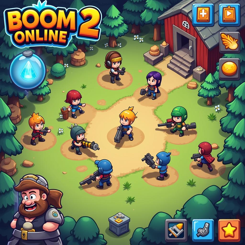 Gameplay Boom Online 2 - Nét Vui Nhộn Không Bao Giờ Lỗi Thời