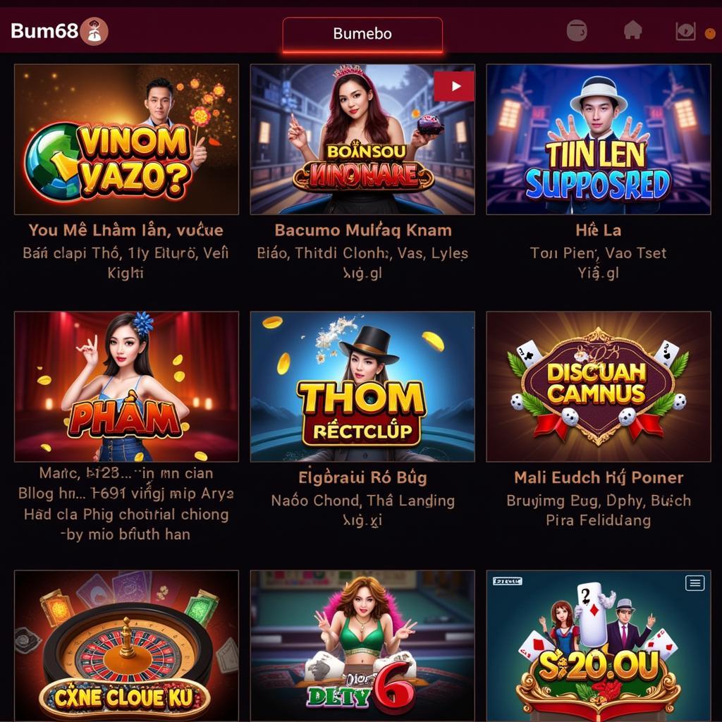 Bum68 Club: Cổng Game Quốc Tế Đổi Thưởng Uy Tín