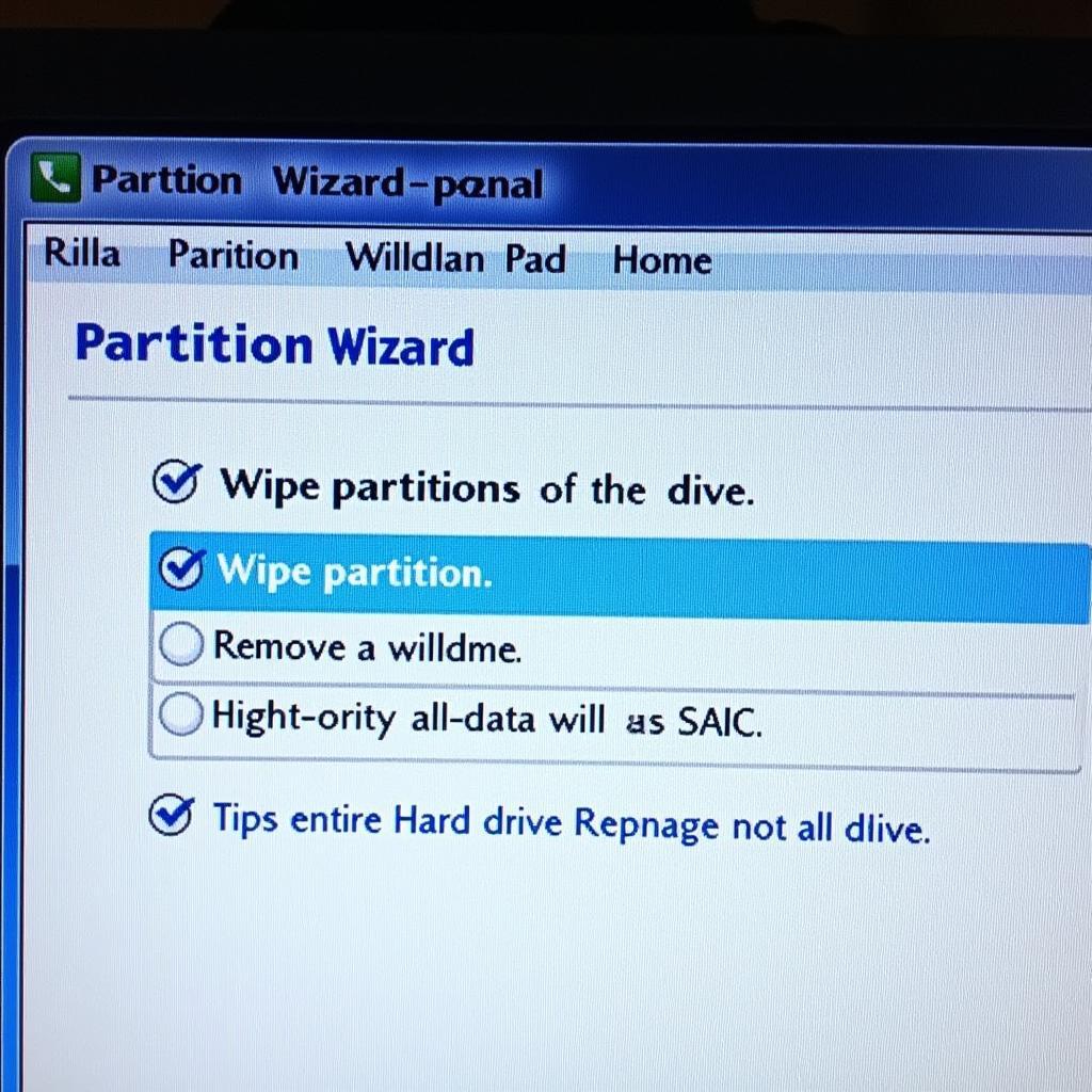 Cắt bad ổ cứng bằng Partition Wizard