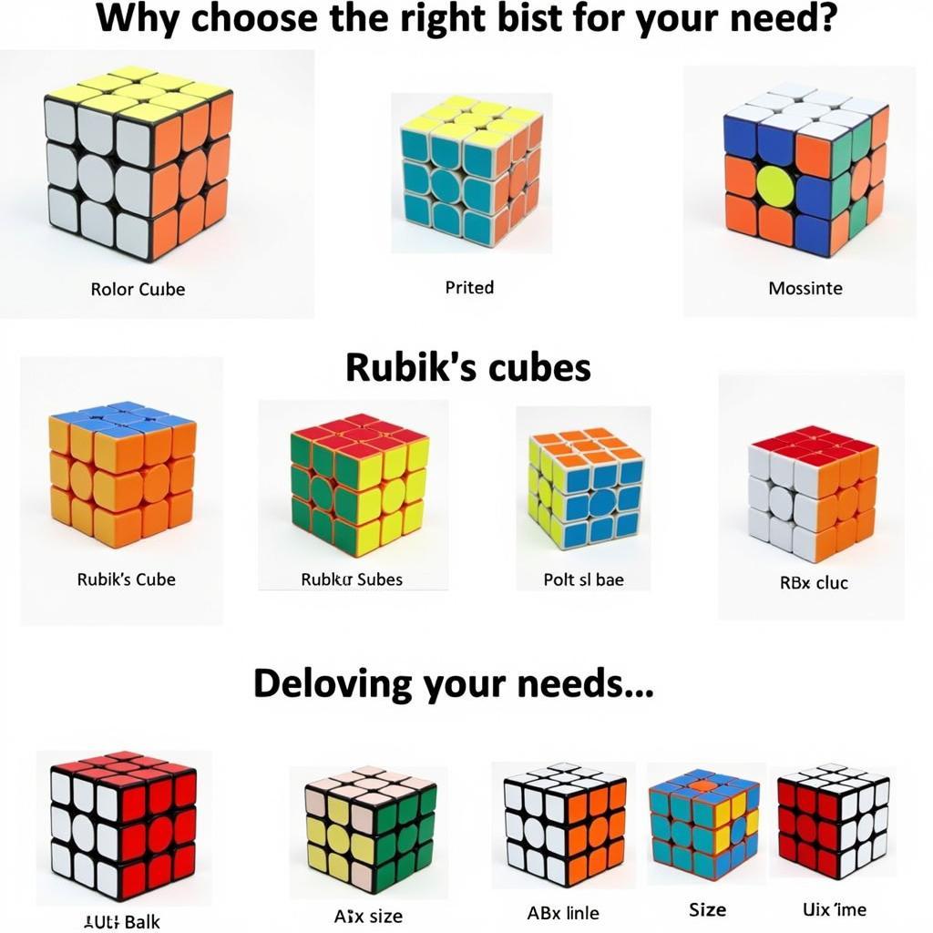 Chọn Rubik 3x3 phù hợp để nâng cao hiệu quả luyện tập