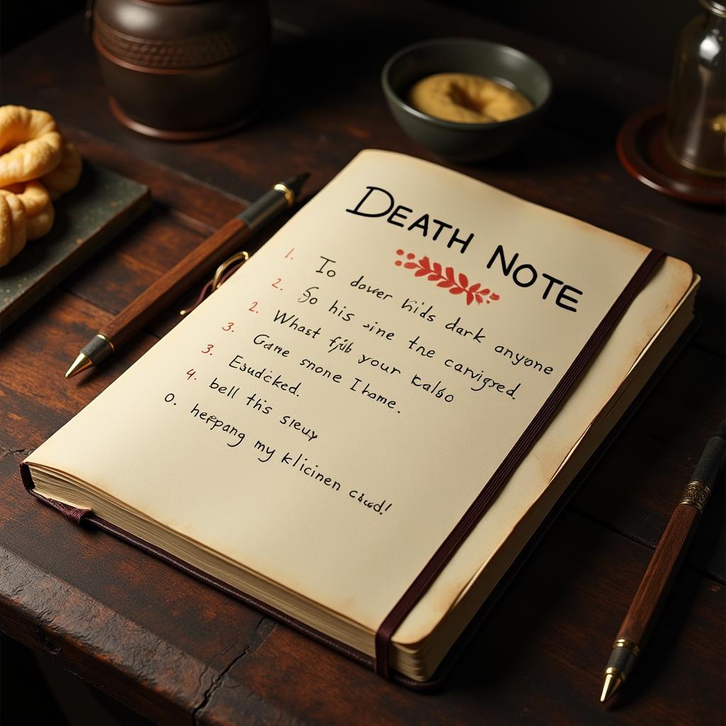 Death Note - cuốn sổ tử thần trong Death Note Kira Game