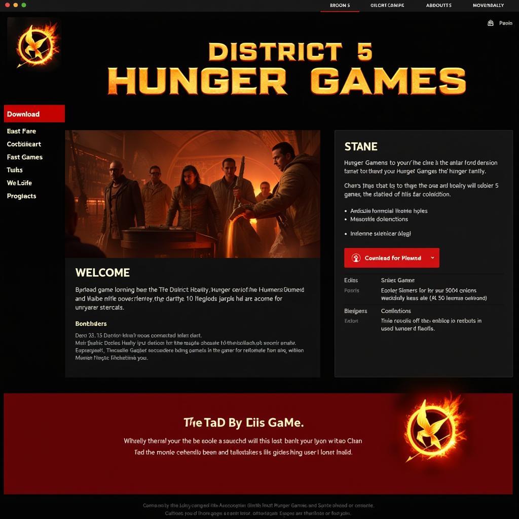 Tải game District 5 Hunger Games