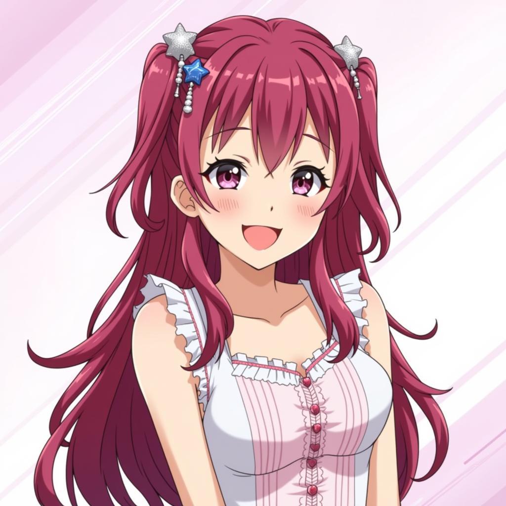 Hình ảnh Diva Mizuki trong game Idolmaster