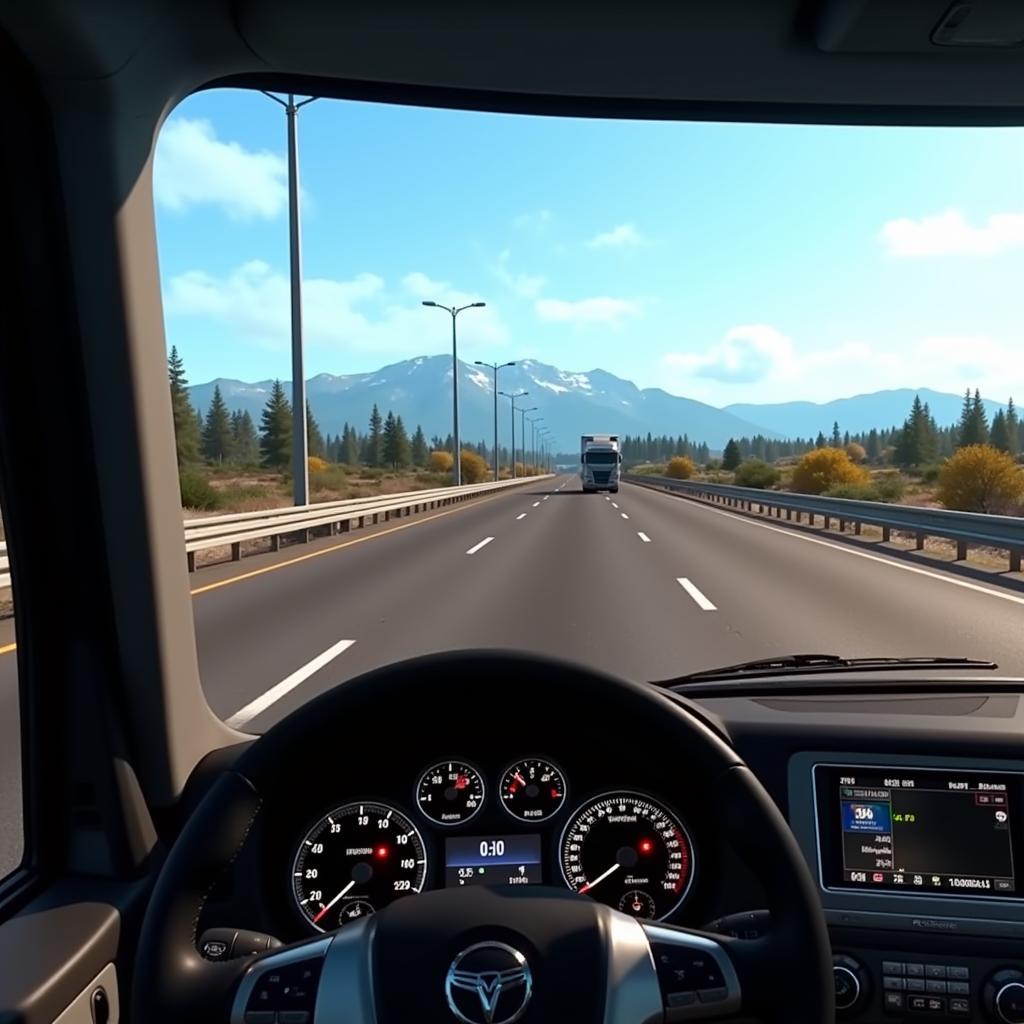 Euro Truck Simulator 2: Gameplay Hình Ảnh