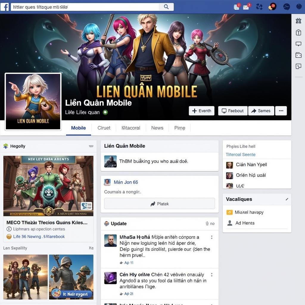 Fanpage Liên Quân Mobile