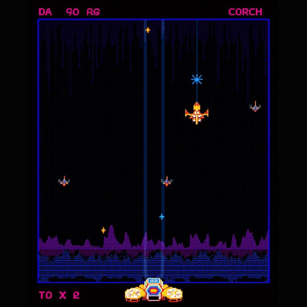 Game bắn máy bay Galaxian