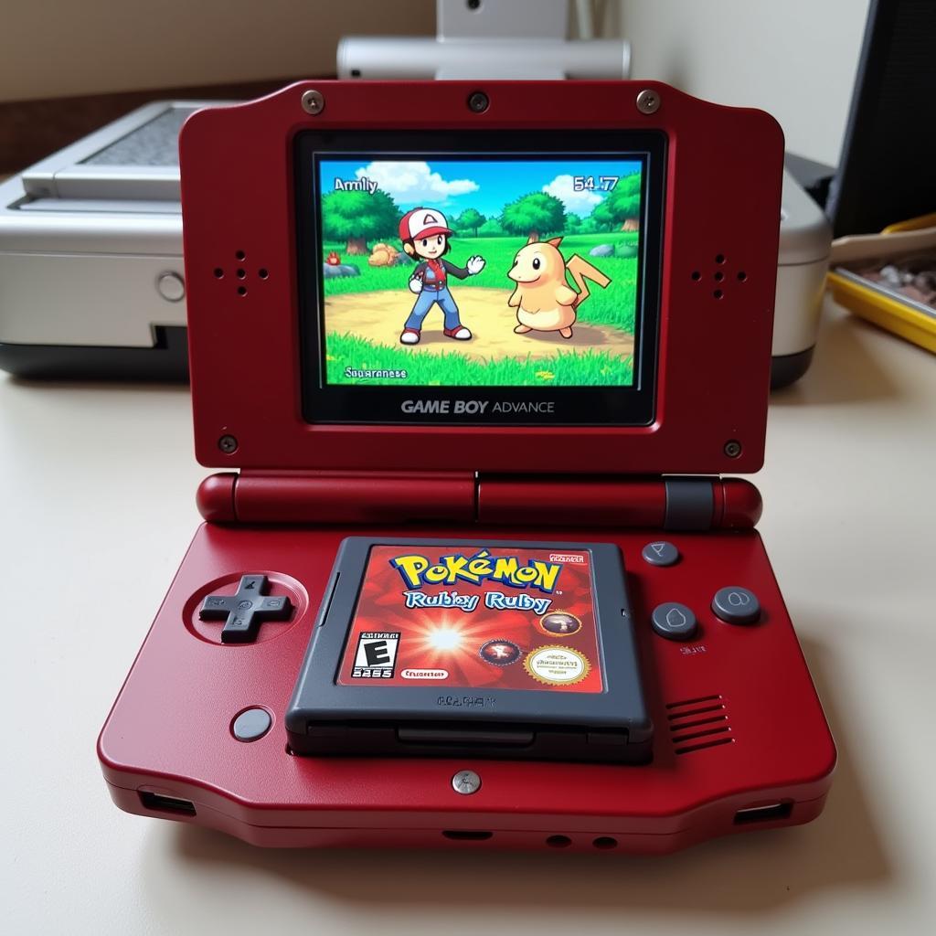 Game Boy Advance Pokemon Ruby and Sapphire 