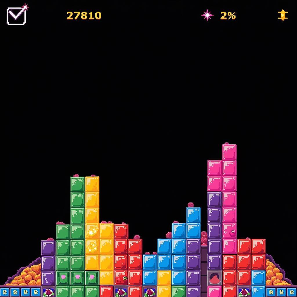 Game xếp hình Tetris đơn giản nhưng đầy thử thách