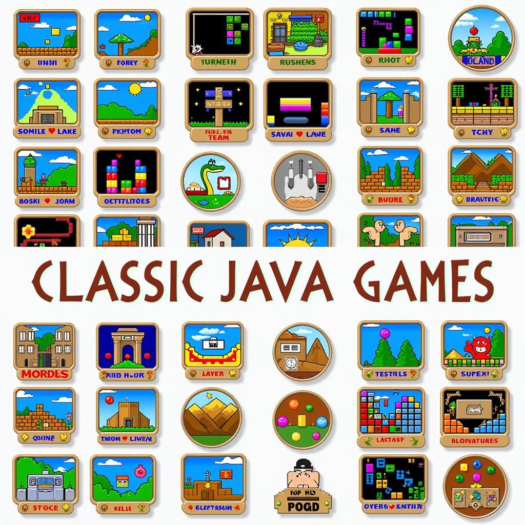 Các loại game Java Crack phổ biến