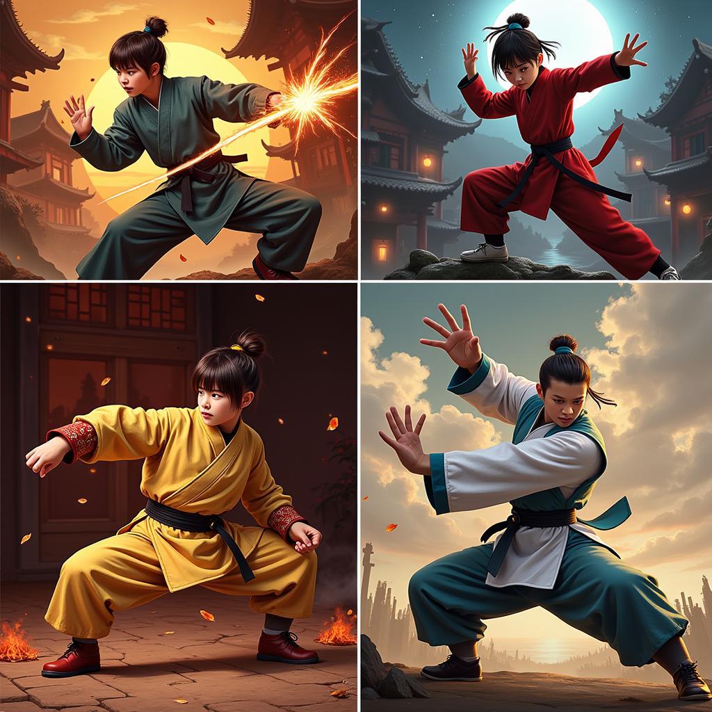 Game kung fu cho mọi người