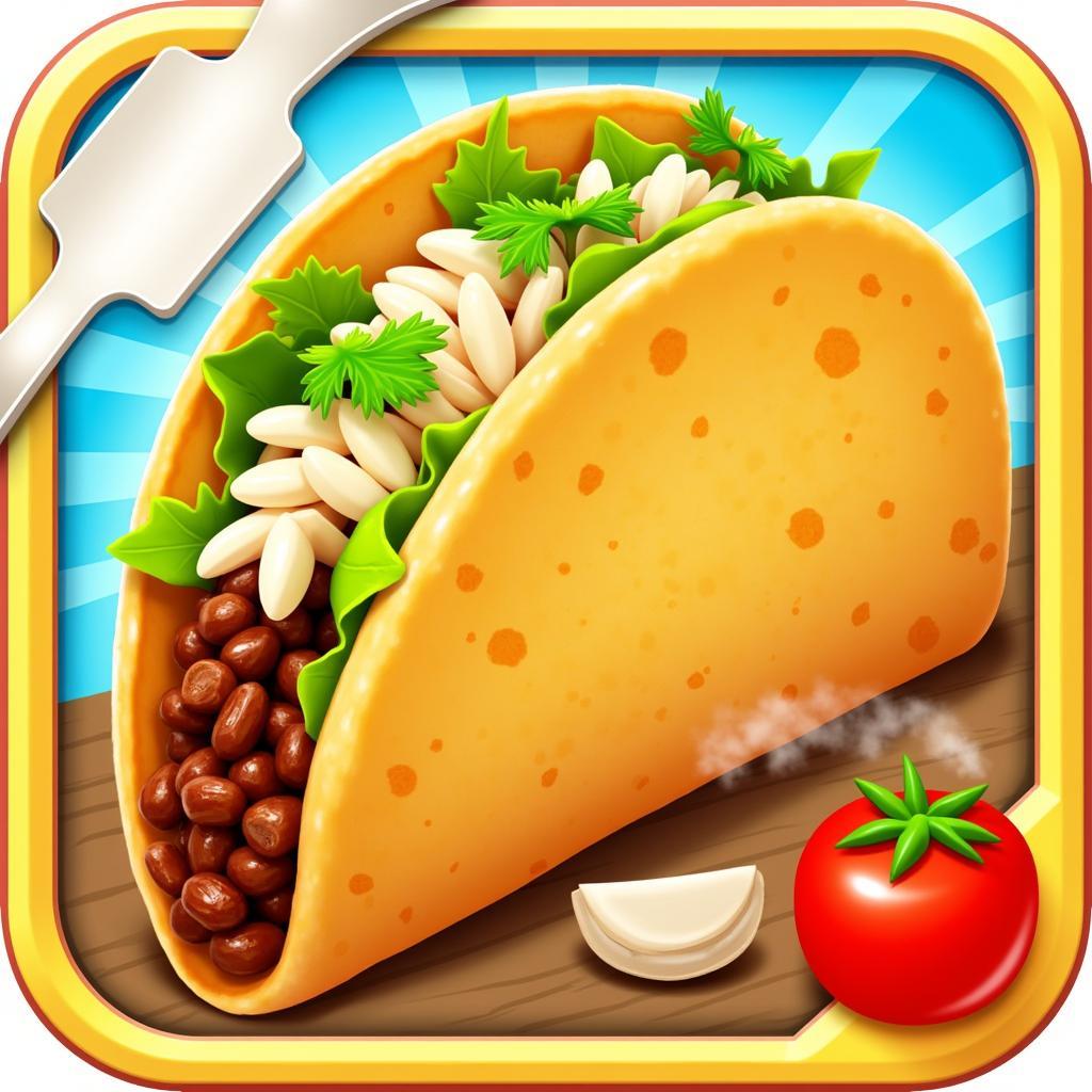 Game làm bánh taco Taco Master