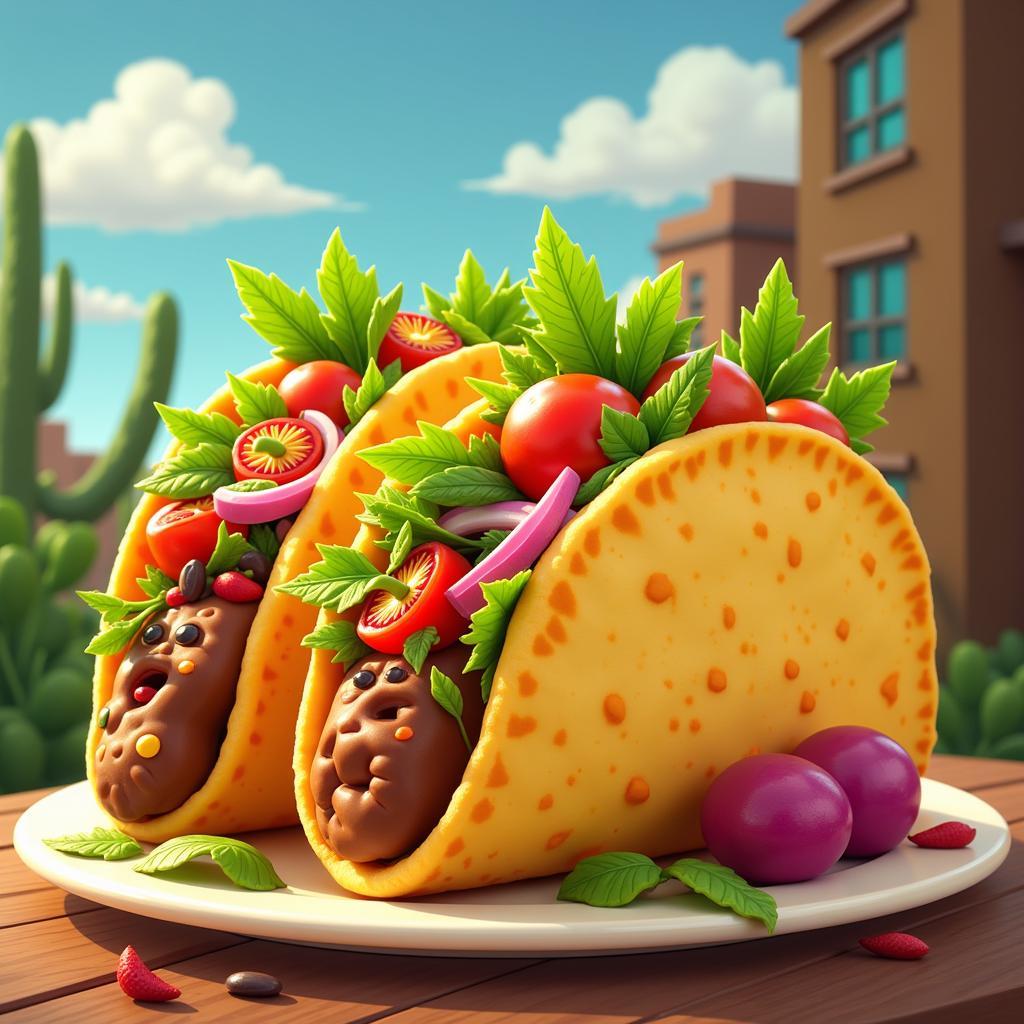 Game làm bánh taco Taco Time 