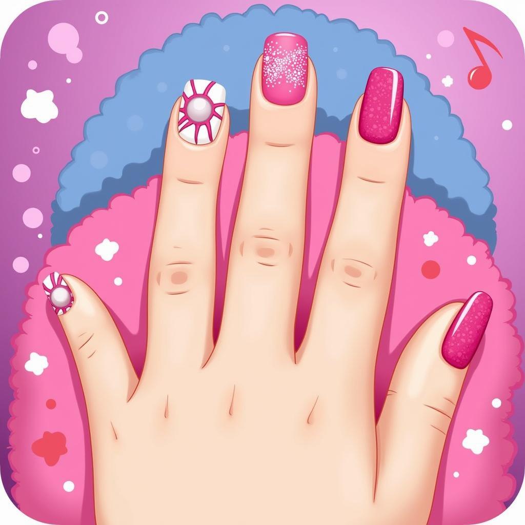 Game nail giải tỏa căng thẳng