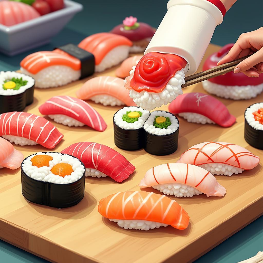 Game nhà hàng sushi đẹp mắt với những món sushi hấp dẫn