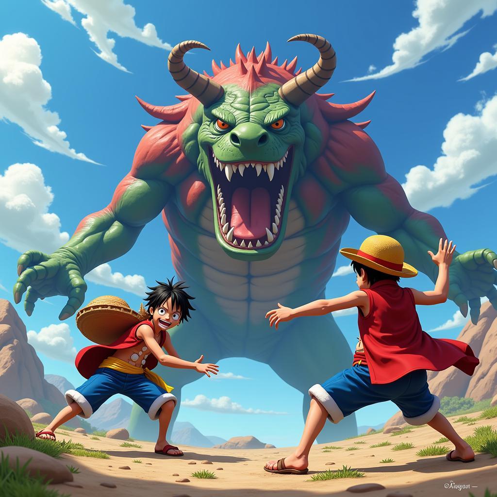 Trận chiến trong game One Piece 3D