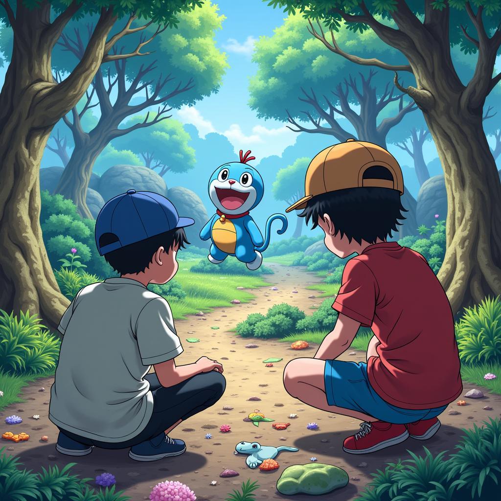 Game phiêu lưu 2 người Doremon và Nobita: Khám phá thế giới thần kỳ