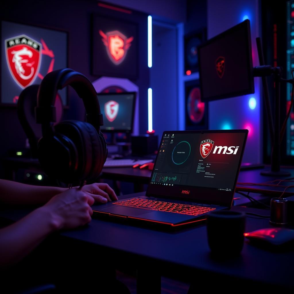 Hình nền MSI Gaming laptop